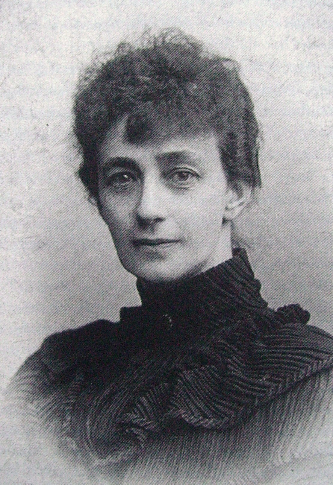 Sophie Elkan, cirka 1890-talet. Foto: James Bourn (1849-1917). Kungliga biblioteket