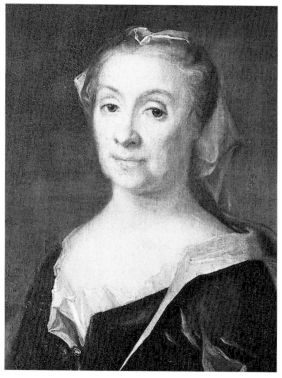 Christina Charlotta Hjärne, porträtt av J.H. Scheffel