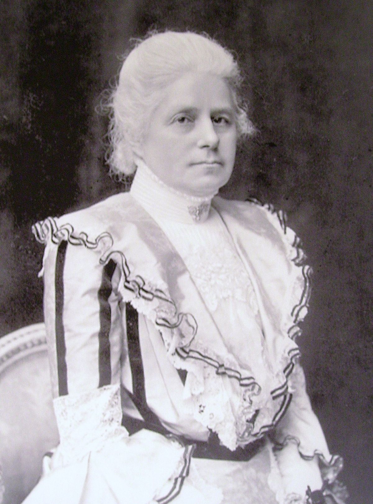 Wilhelmina von Hallwyl, cirka 1902. Fotograf okänd (Hallwylska museet/Wikimedia Commons)