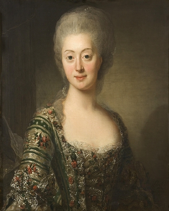 Sofia Magdalena, porträtt av Alexander Roslin