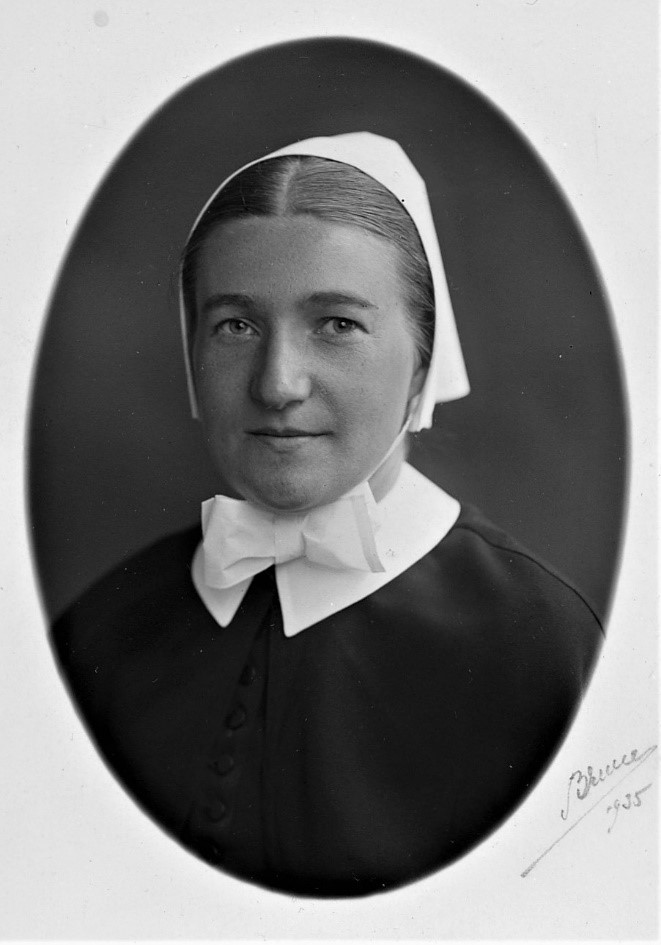 Greta Andrén, 1935. Photographer unknown. Svenska kyrkans arkiv, Uppsala