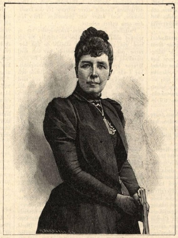 Kerstin Cardon in Idun nr 15, 1894. Artist unknown (KvinnSam, Gothenburg University Library)