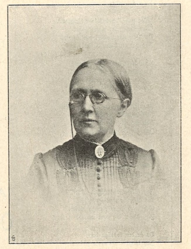 Hilda Casselli avbildad i Idun nr 45, 1896. Fotograf okänd (KvinnSam, Göteborgs universitetsbibliotek)