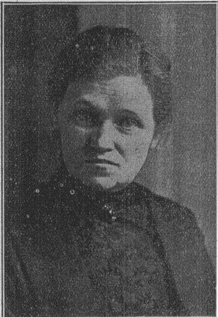 Elin Engström i Morgonbris nr 1, 1920. Fotograf okänd (KvinnSam, Göteborg universitetsbibliotek)