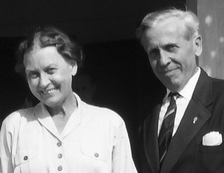 Ellen och John Hilberth, cirka 1950-tal. Fotograf okänd. John Hilberths personarkiv, ArkivCentrum i Örebro län