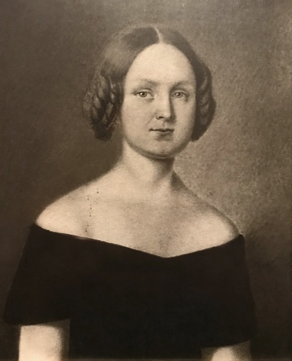 Porträtt av Fanny Stål. Konstnär och år okänt (i privat ägo). Foto: Viktor Westergren