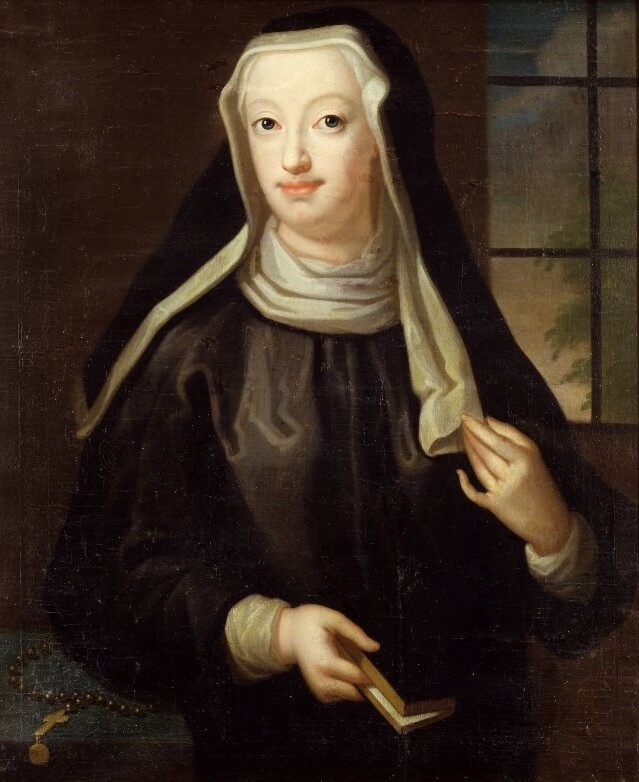 Hedvig Taube. Portrait (oil on canvas) by Lorens Pasch the Elder (1702-1766), year unknown. Nationalmuseum (NMGrh 565)