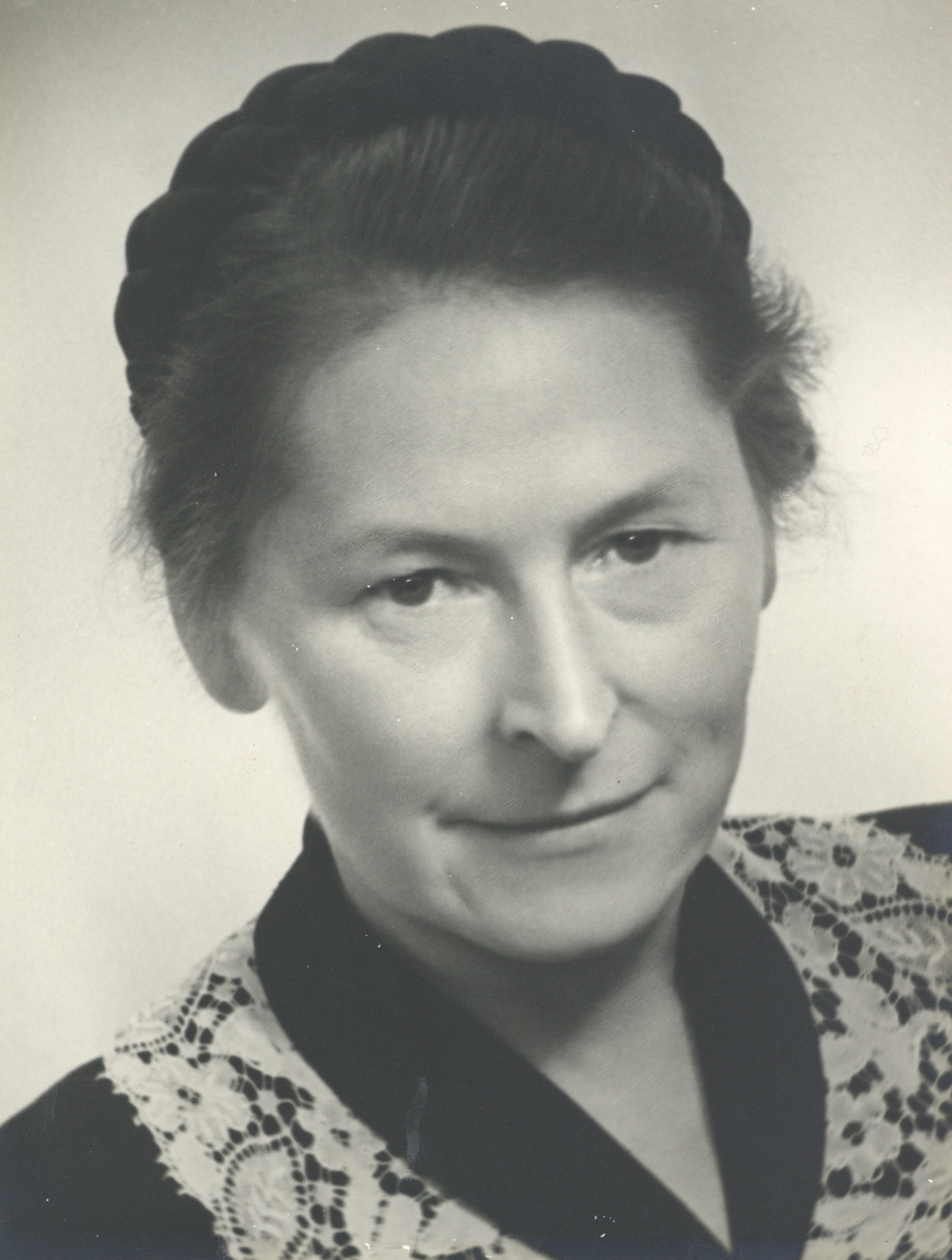 Wilhelmina Wendt, 1948. Foto: Artur Rosengren (1905-1980, attribuerad). Jan Wendt/Släkten Wendts arkiv
