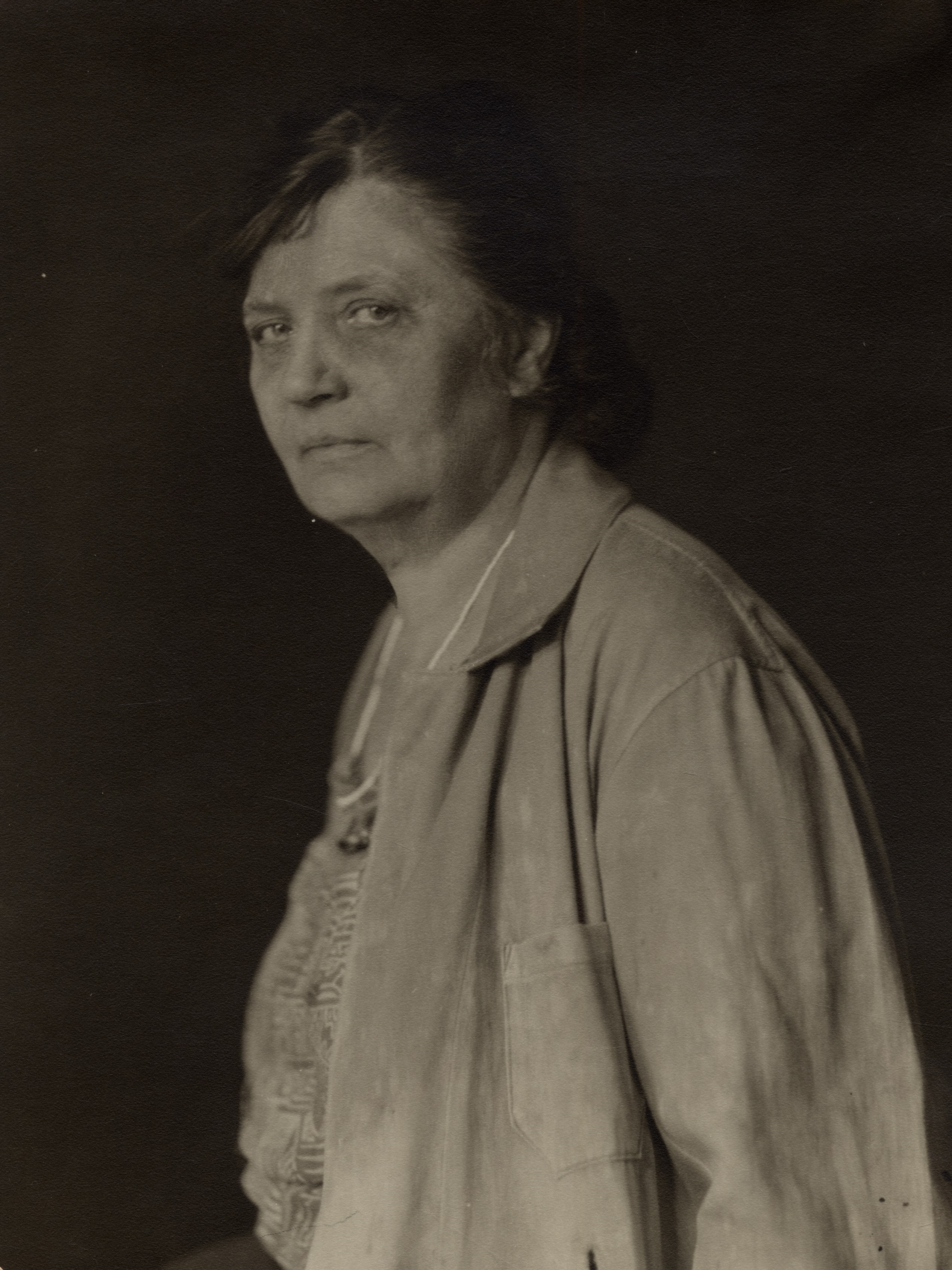 Mathilde Wigert-Österlund, 1931. Foto: Gunnar Sundgren (1901-1970). Uppsala universitetsbibliotek (id 6702)