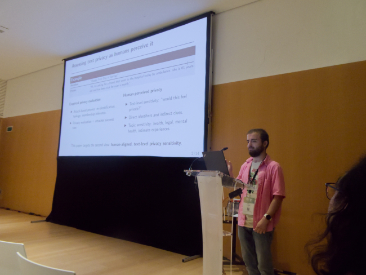 Gabriel Loiseau, one of the CALD-pseudo presenters